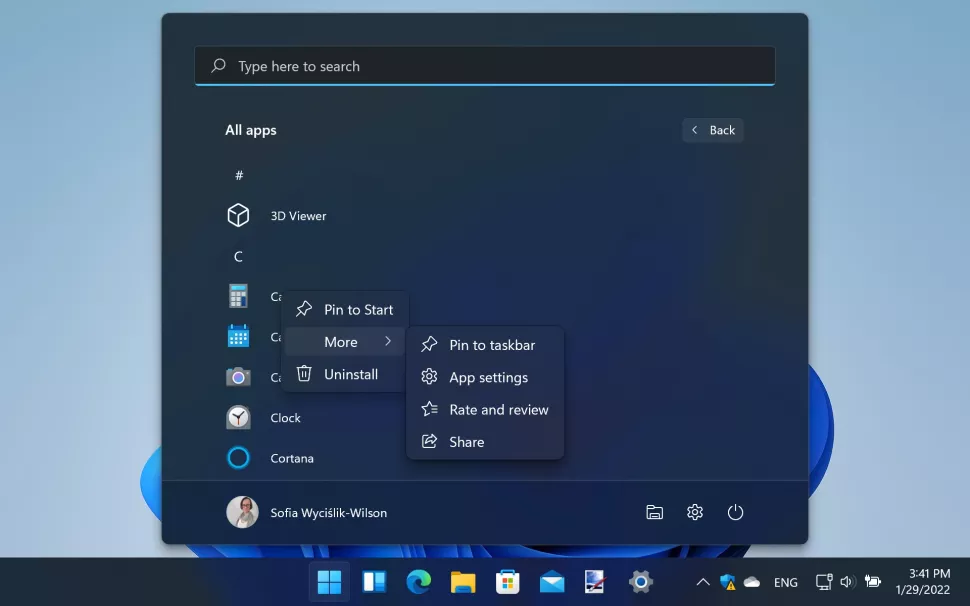 Pin Frequent Apps in Windows