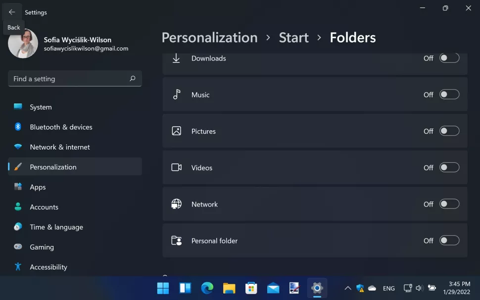 Customise Windows 11 Start Menu