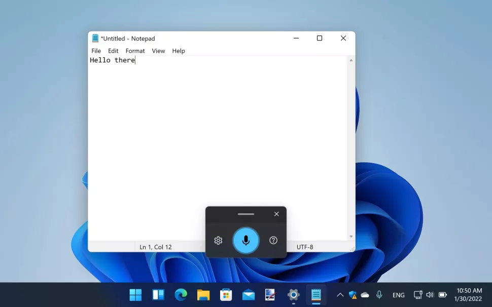 Windows 11 Voice Typing