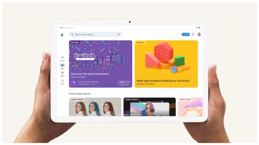 Google Unveils a Play Store Optimized for Foldable and Tablet Devices